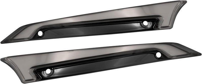 CARGLETRUE Windshield Trim Lights Windscreen Fairing Led Running Light Turn Signals Fit For Harley Road Glide Models 2015-2023 Black Smoke - Image 2